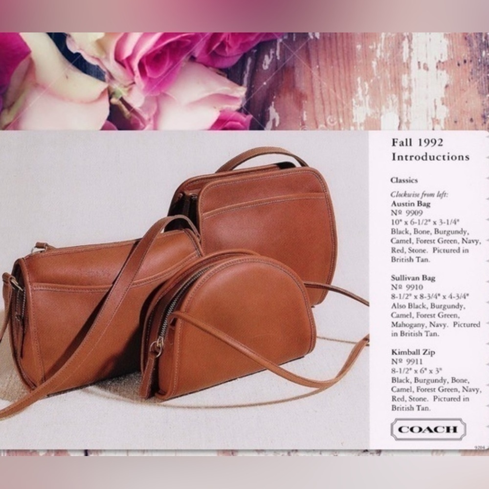 VINTAGE COACH KIMBALL HALF MOON BRITISH TAN CROSSBODY BAG
9911 - Picture 16 of 17